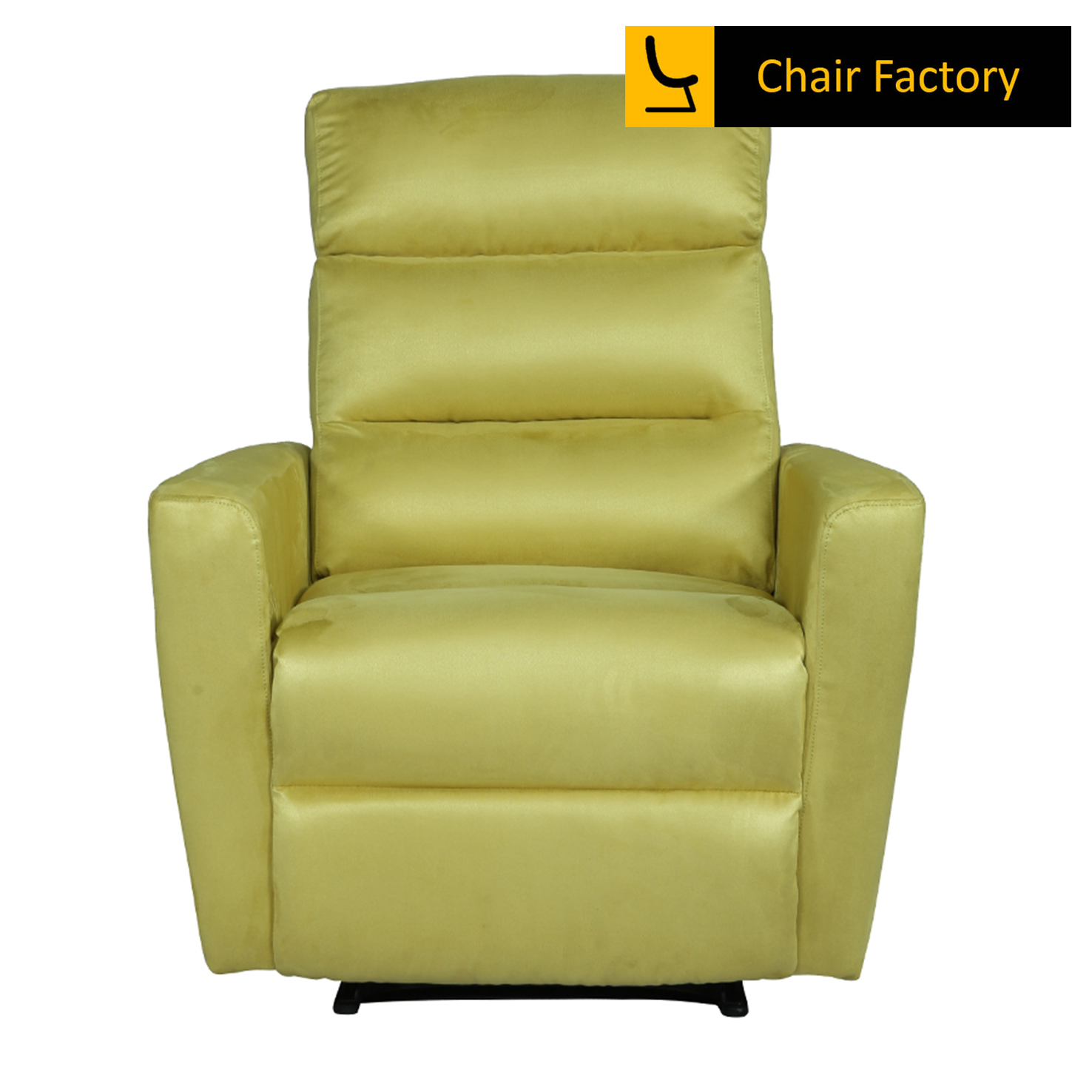 Dandelion Pastel Yellow Recliner Chairs With Soft Padding & Lumbar